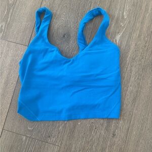 Vibrant Blue Crop Top